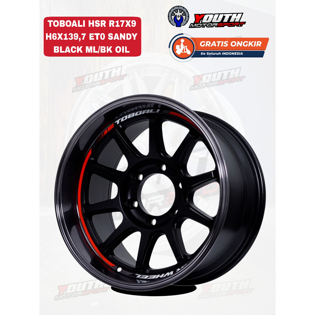 Jual VELG R17 ORIGINAL HSR TOBOALI COCOK UNTUK HILUX,TRITON,FORTUNER ...