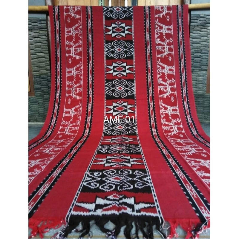 Jual Kain Tenun Ikat Blanket Motif Maumere Rote Ntt Lombok | Shopee ...