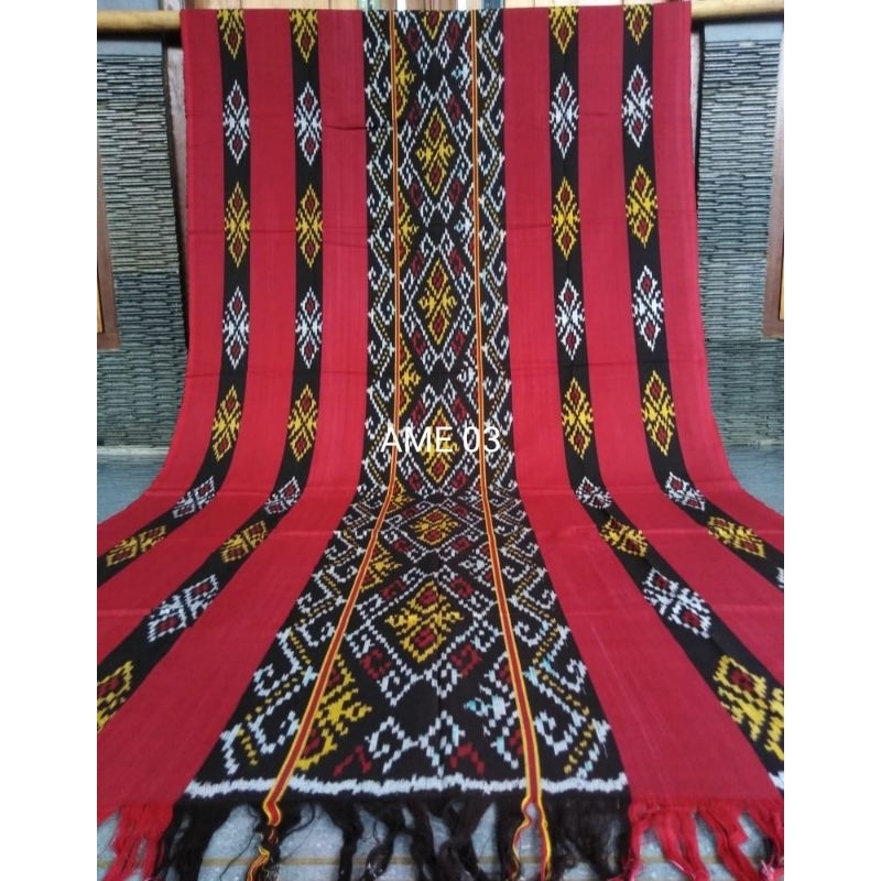 Jual Kain Tenun Ikat Blanket Motif Maumere Rote Ntt Lombok | Shopee ...