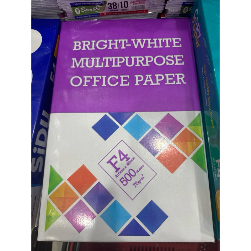 Jual Kertas HVS BMO F4 75 GSM Produk APRIL / PAPERONE (1 RIM=500lbr ...