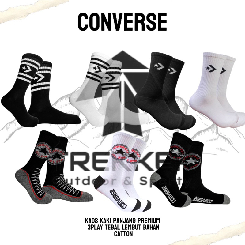 Kaos kaki converse panjang hotsell