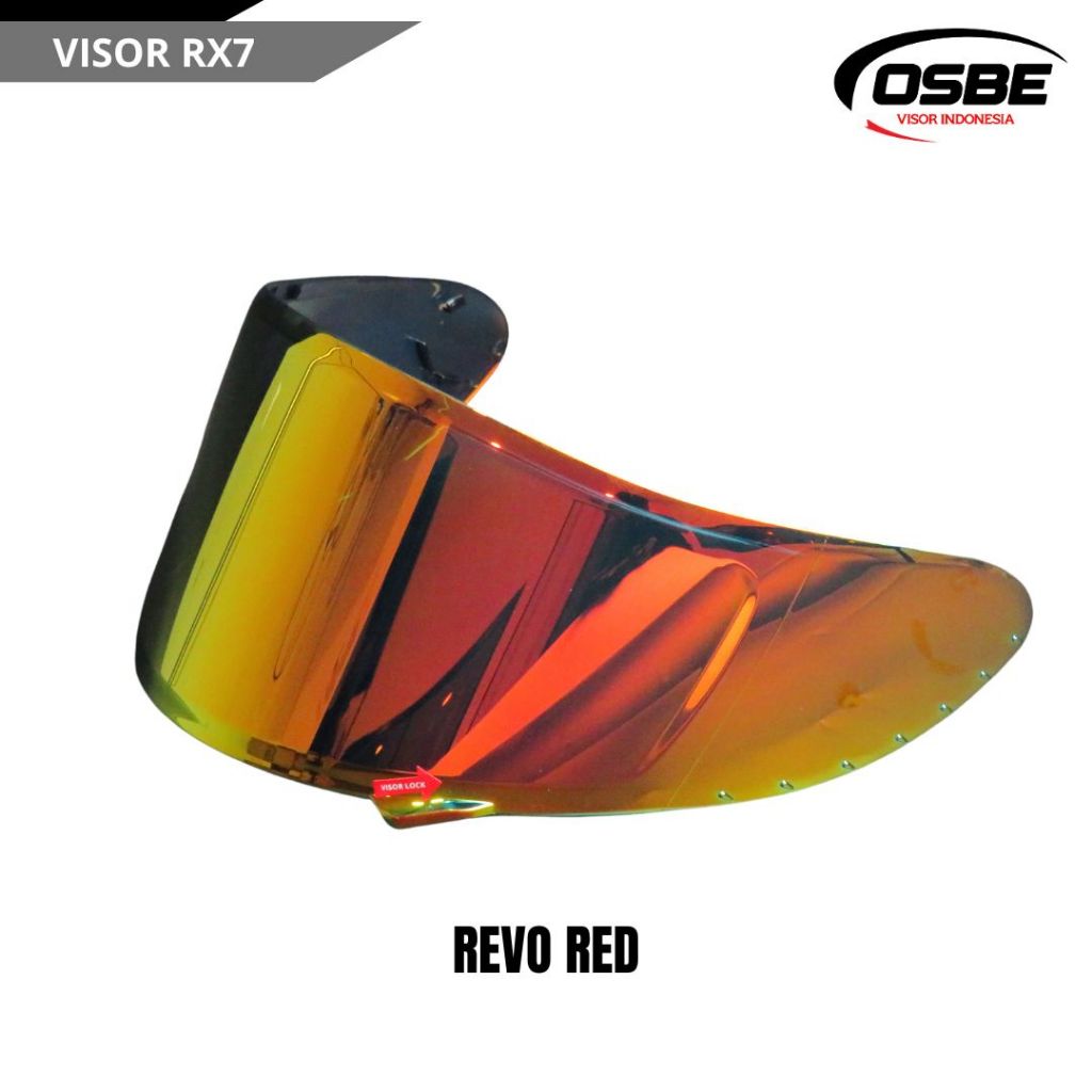 Jual OSBE Visor scott Rx 7 PNP Shoei x14 Helm Full Face Iridium ...