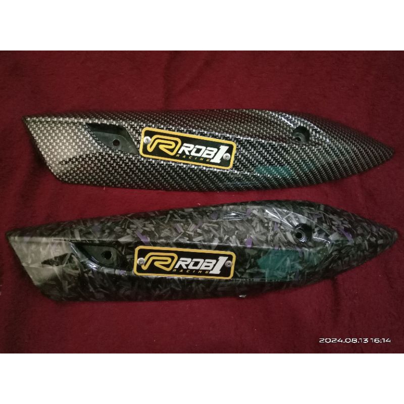 Jual Cover Tameng Knalpot ROB1 Carbon Nmax New Nmax Old Aerox ...