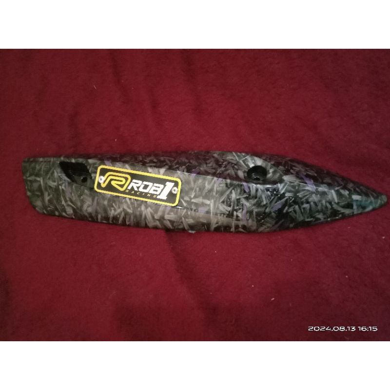 Jual Cover Tameng Knalpot ROB1 Carbon Nmax New Nmax Old Aerox ...