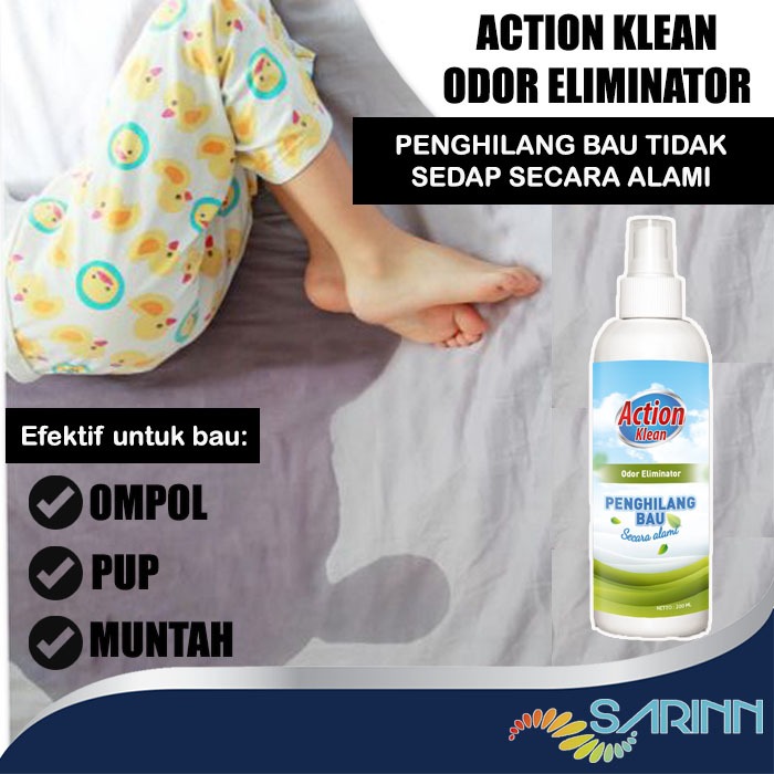 Jual Action Klean Odor Eliminator Penghilang Pembersih Bau Ompol Pesing ...