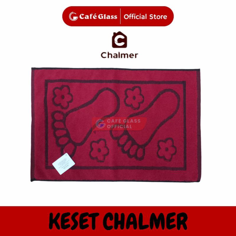 Premium Keset Chalmer 40 X 60 Cm Basic Motif Kaki Keset Handuk Keset Kaki - Kaki Biru Berkualitas