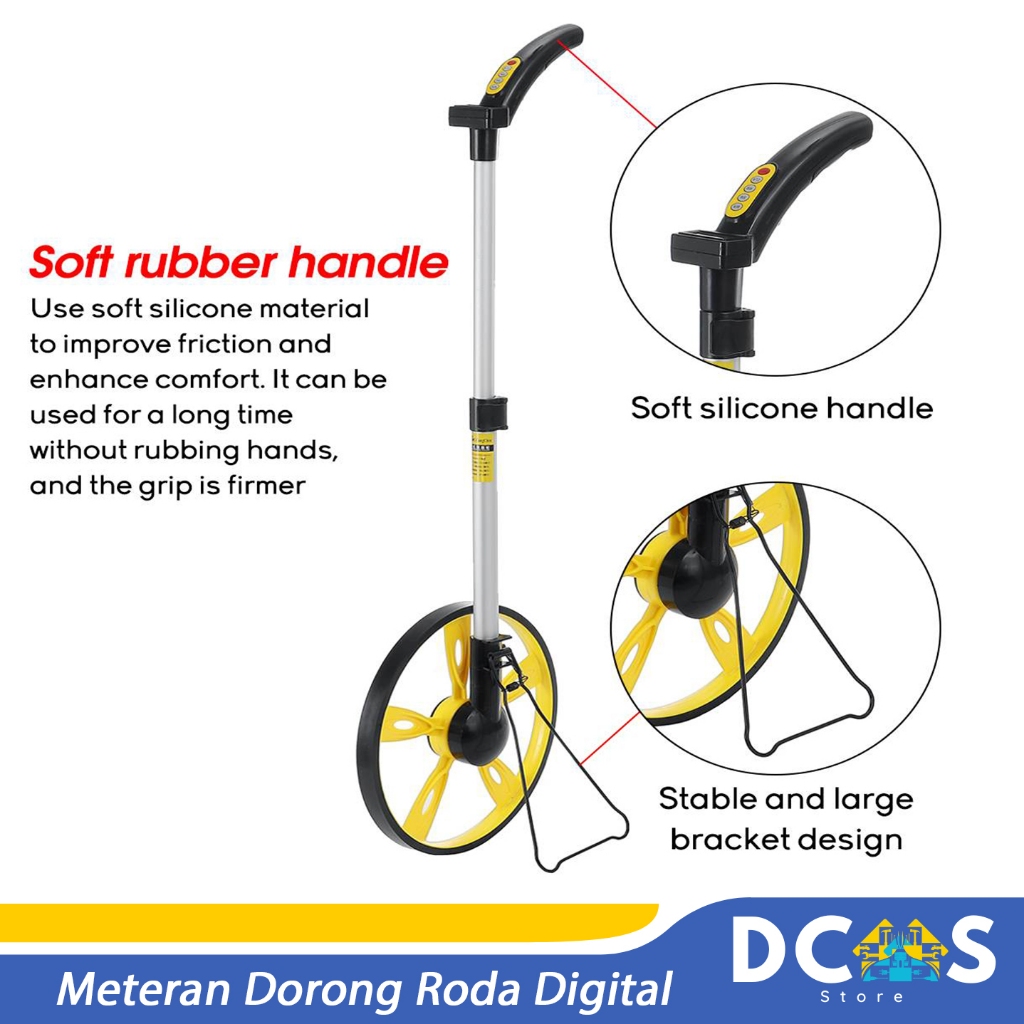 Jual Meteran Dorong Roda Display DIGITAL Telescopic / Measuring Wheel ...