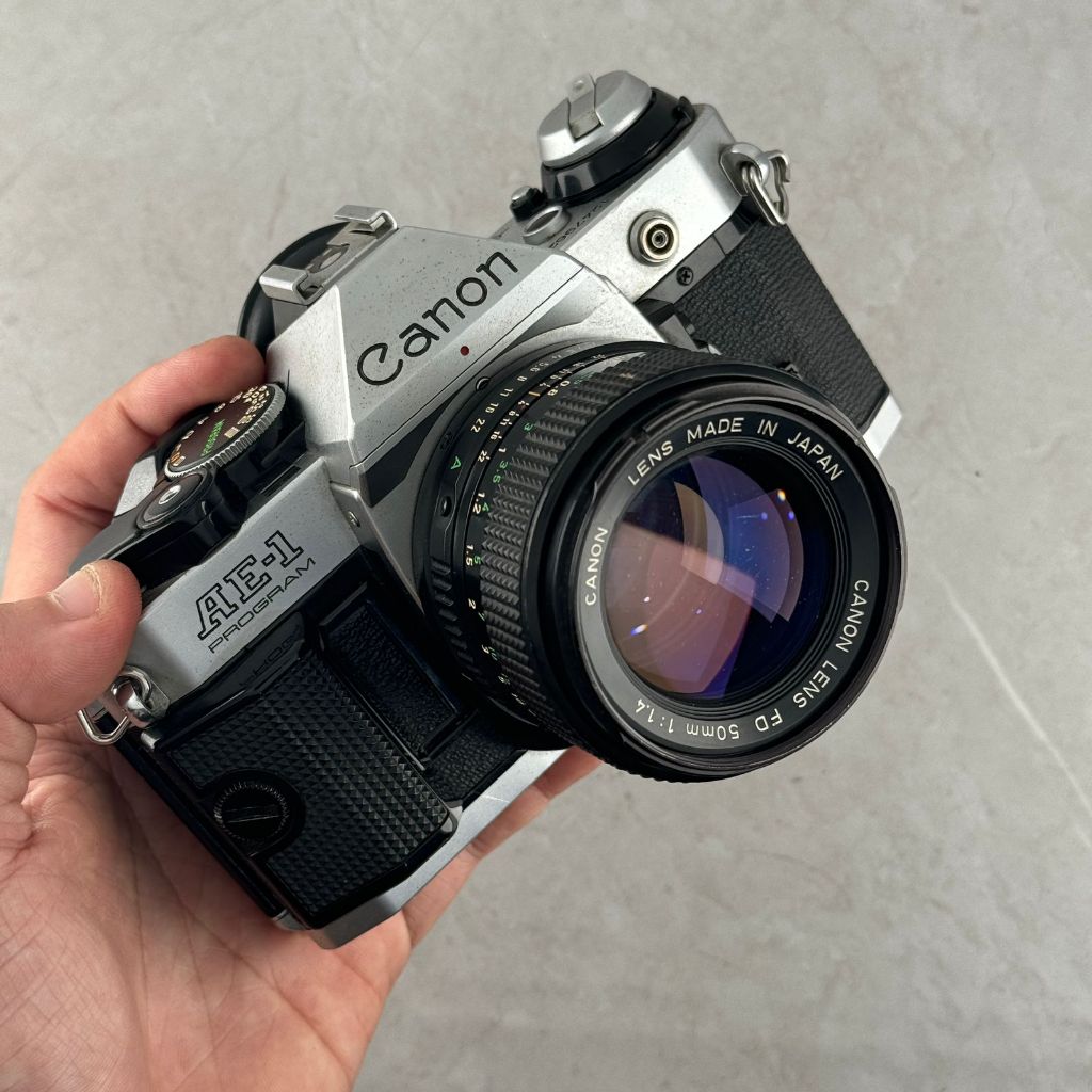 Canon AE-1 & FD 50mm F1.4 S.S.C. #9292 Canon AE-1 Silver / Canon