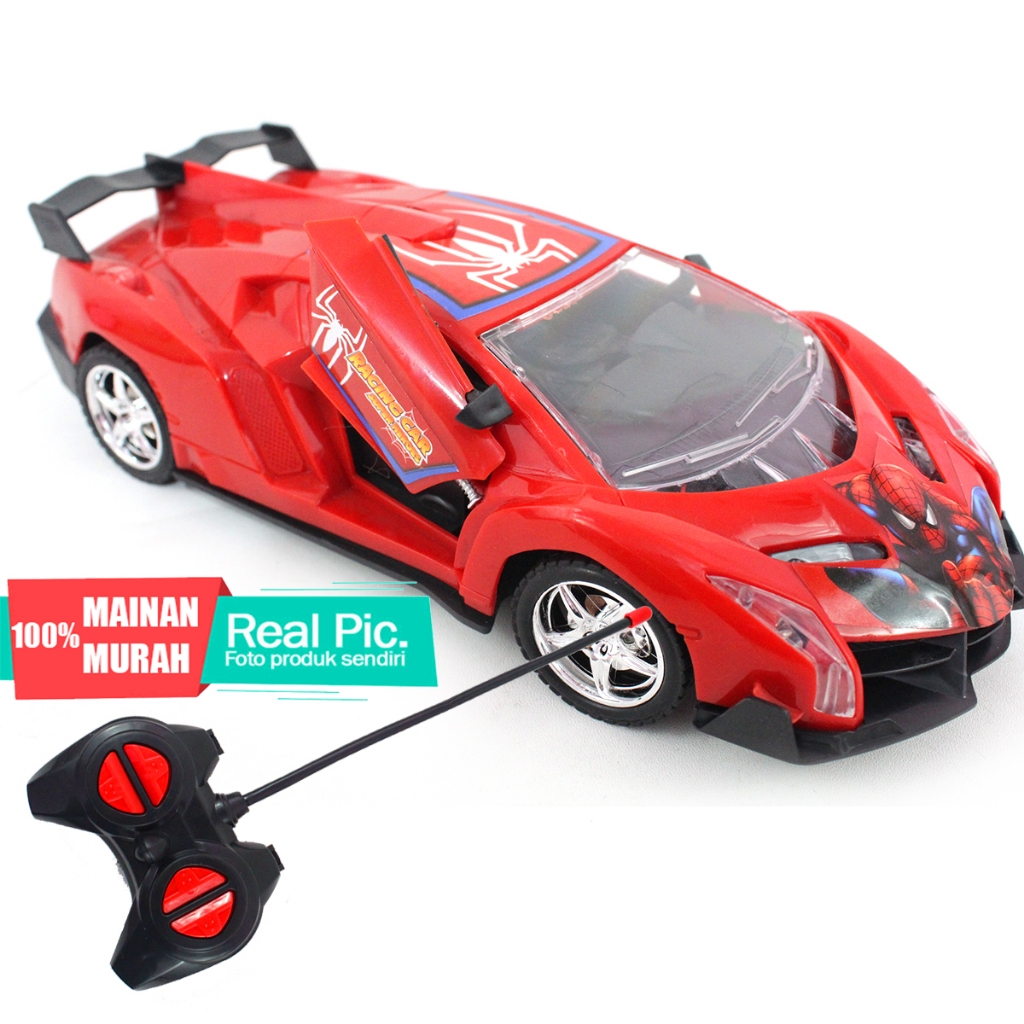 Jual MAINANKEI MAINAN MOBIL REMOT RC RACING CAR SPIDERMAN OCT5036 RC ...