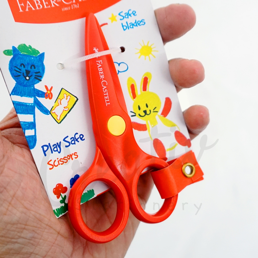 Jual FABER CASTELL Playsafe Scissors Gunting Anak | Shopee Indonesia