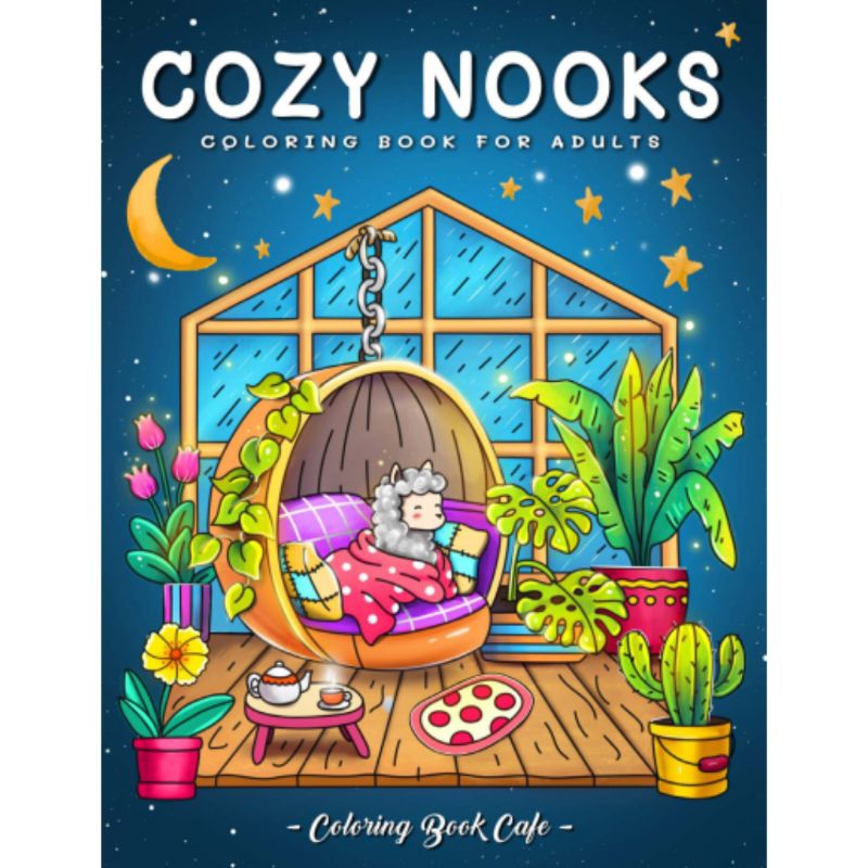 Jual [PDF] Cozy Nooks Coloring Book/Buku Mewarnai Remaja Anak Dewasa ...