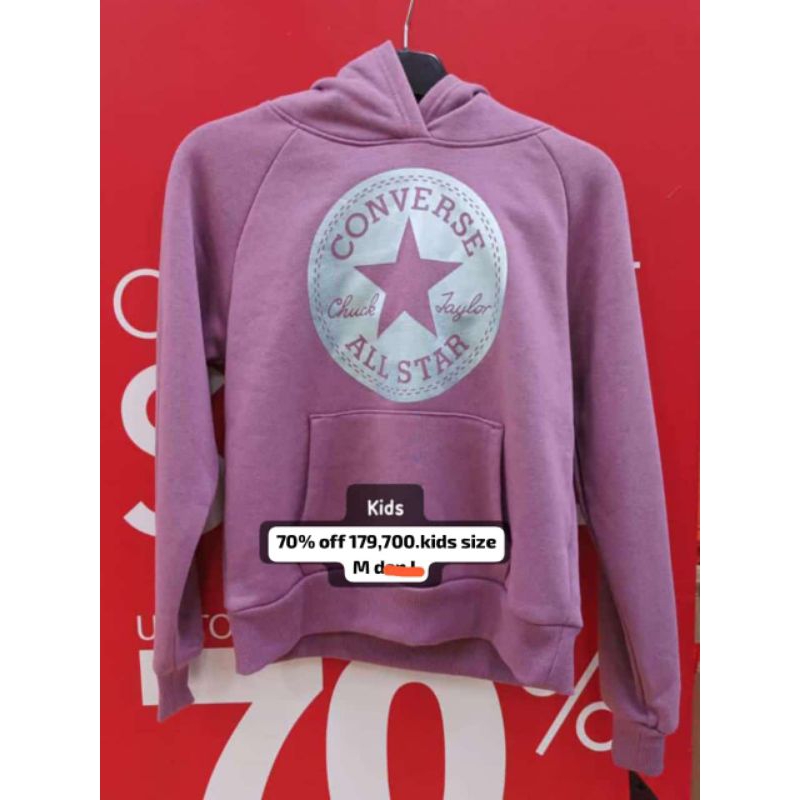 Jual ORI sweater hoodie converse cewek Shopee Indonesia