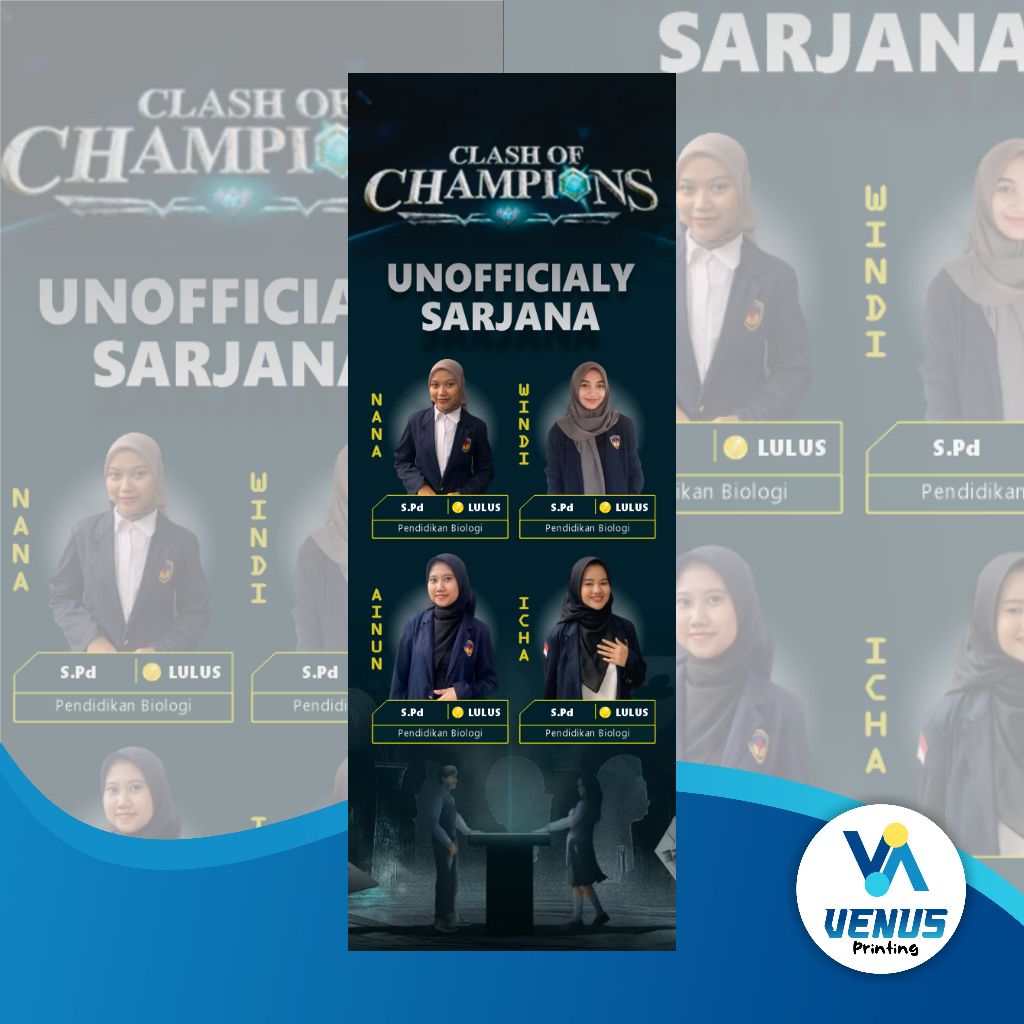 Jual Banner Sidang Skripsi COC Ruang Guru, Spanduk Wisuda COC Ruang