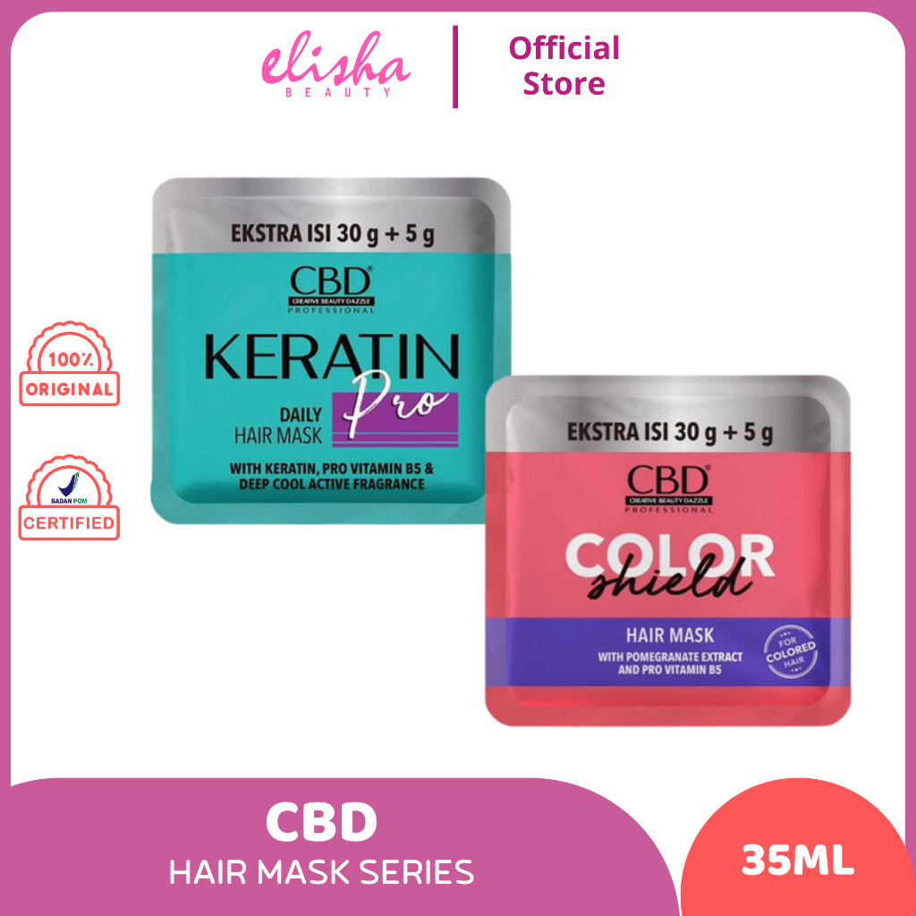 Jual CBD Professional Hair Mask Series (Masker Rambut) 35gr | Shopee ...