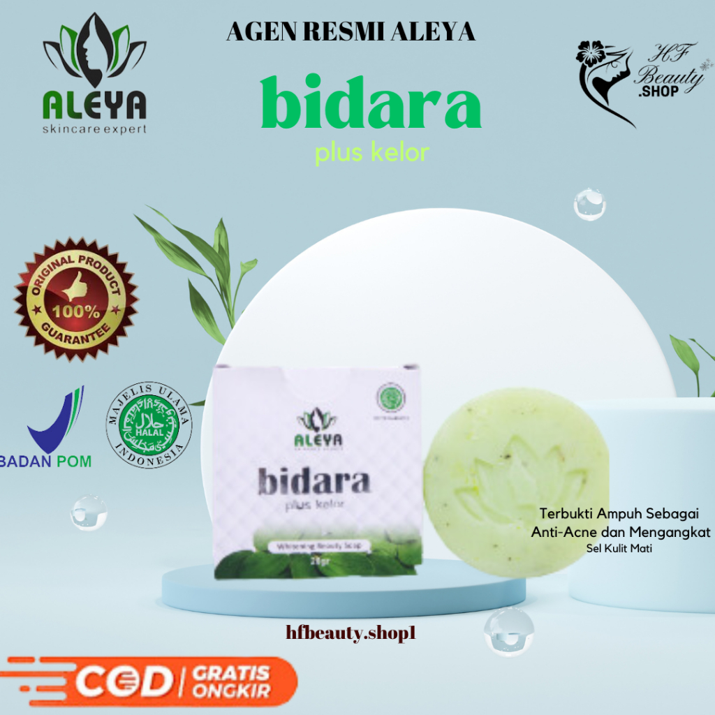 SABUN BIDARA ALEYA BPOM ORIGINAL PEMUTIH WAJAH PENGHILANG JERAWAT