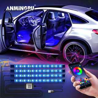 Jual Lampu LED Interior Mobil RGB Kolong Dashboard App Control USB AP-2 ...