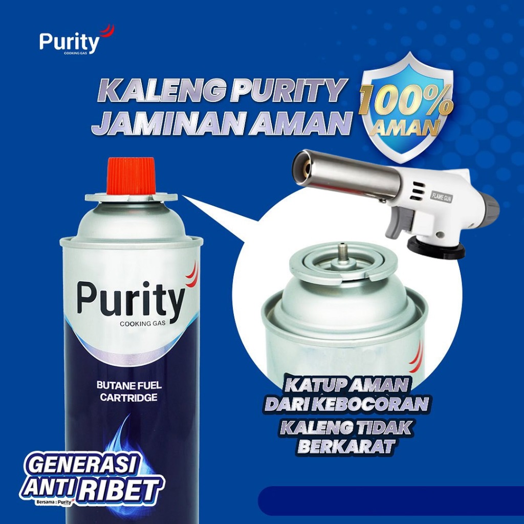 Jual PROMO GAS TORCH FLAME GUN + GAS PURITY PAKET HEMAT | Shopee Indonesia