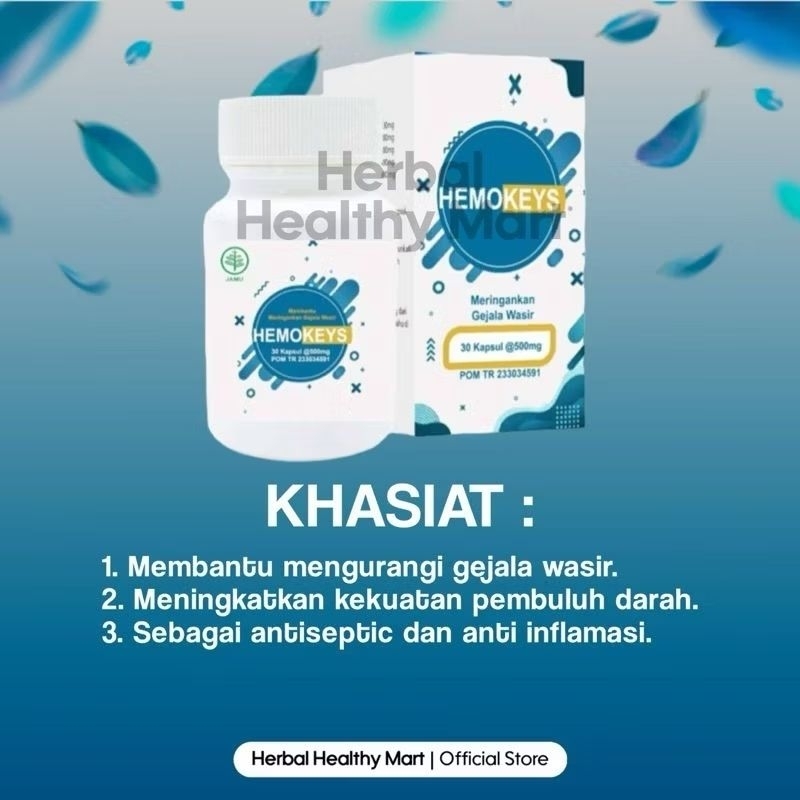 Jual Hemokeys Asli Herbal Obat Ambeien Dan Wasir Hemo Keys Original ...