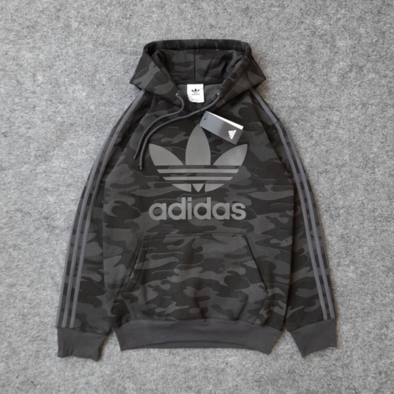 Jual JAKWT SWEATER HOODIE ADIDAS CAMO THREEFOIL JAKET SWEATER