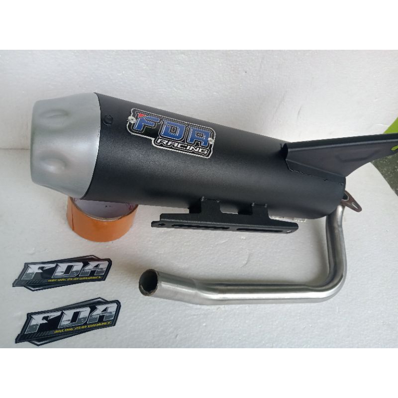 Jual FDA RACING || KNALPOT STANDAR RACING FDA COPY CMS FULL BASS RAMAH ...