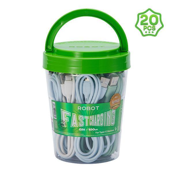Jual ROBOT RBM100 II / RBC100 II Data Cable Fast Charging 2.4A Untuk ...