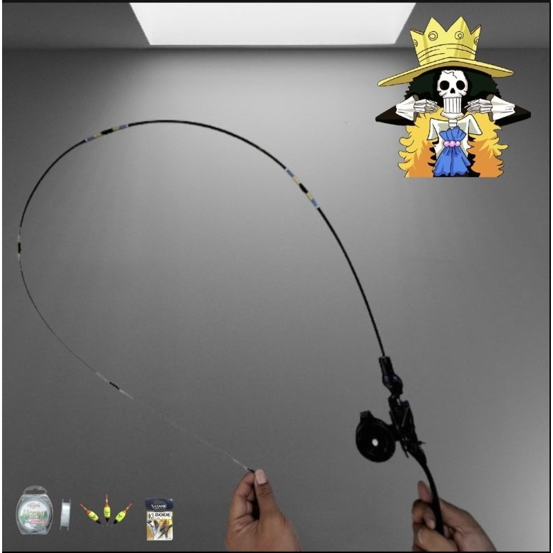 set joran wader super lentur spesial gagang karakter X one piece ( Lisensi resmi )