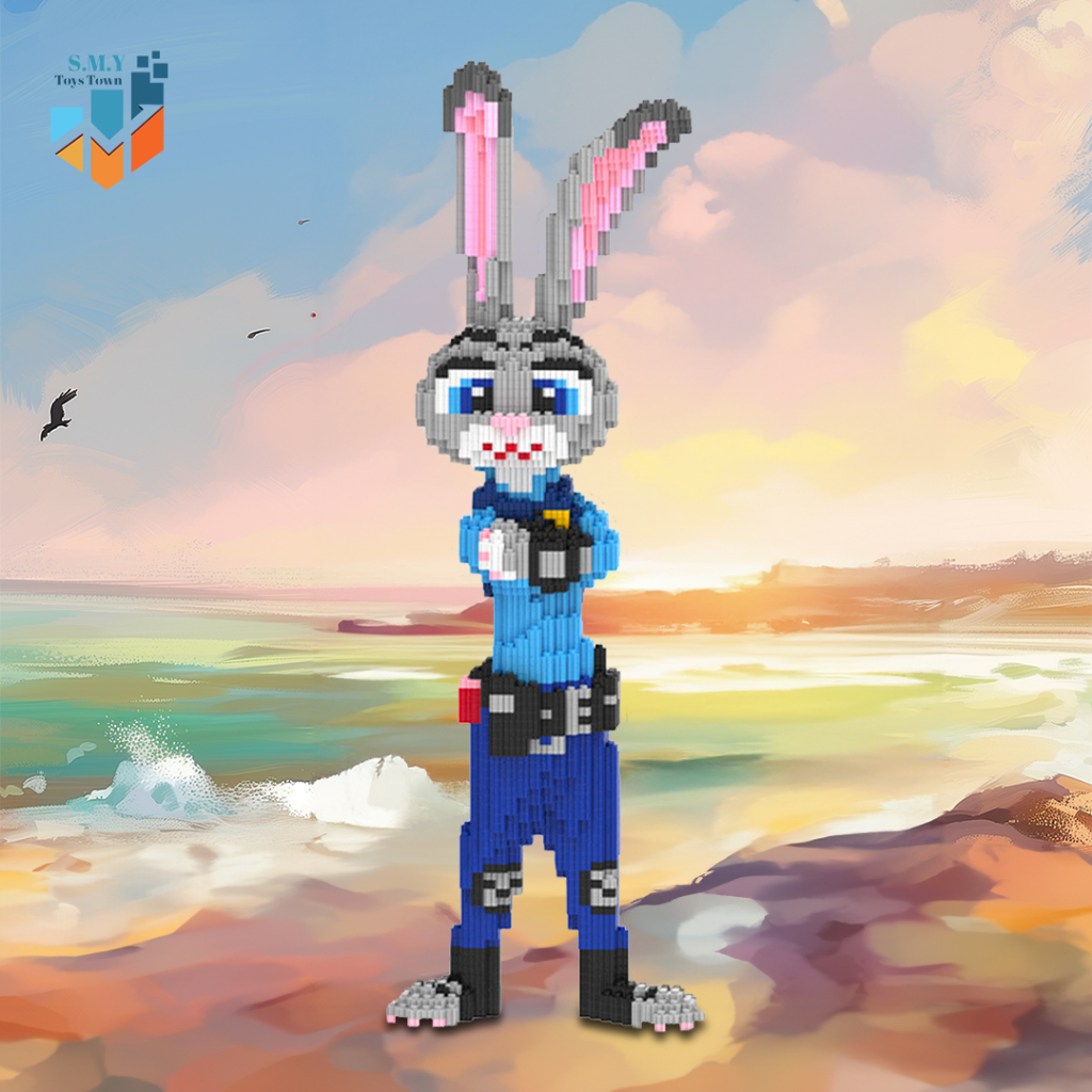 Jual SMY Toystown Nano Blocks Zootopia Judy Hopps 3D Model, Mainan Blok ...