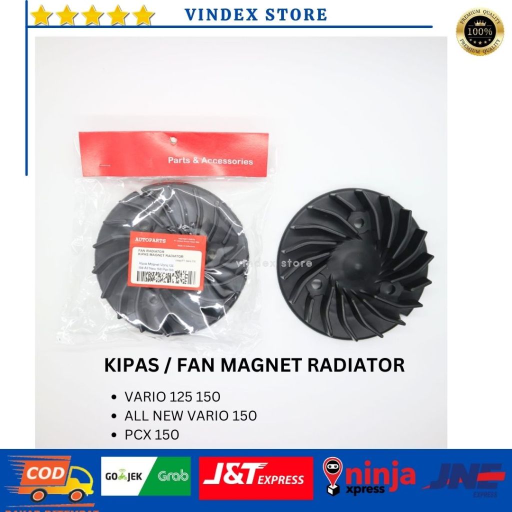 Jual KIPAS FAN MAGNET PENDINGIN RADIATOR MESIN VARIO 125 150 ALL NEW ...