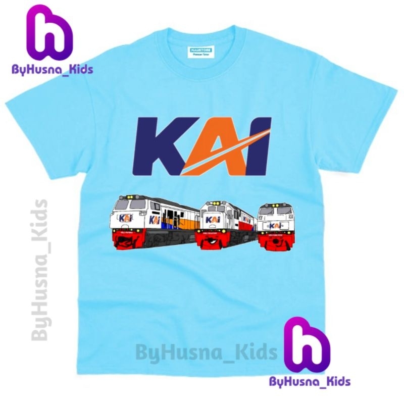 Jual Baju Anak Kaos Anak Kereta Api Indonesia Kai Atasan Anak Pakaian
