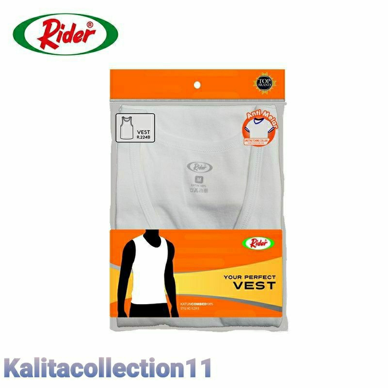 Jual Singlet Rider Putih Polos 224b | Shopee Indonesia