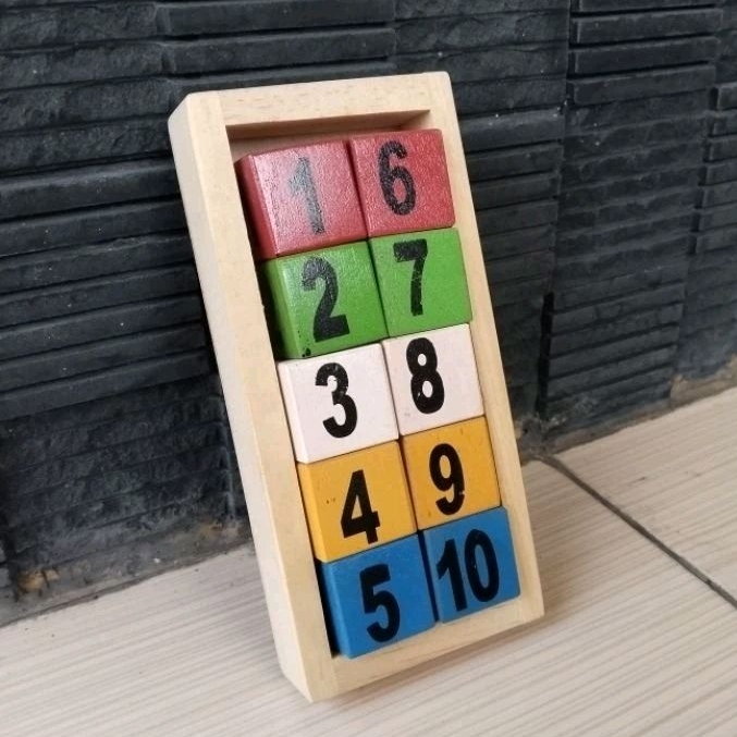 Jual MAINAN EDUKASI ANAK. MAINAN BALOK ANGKA KOTAK/BALOK ANGKA DATAR ...