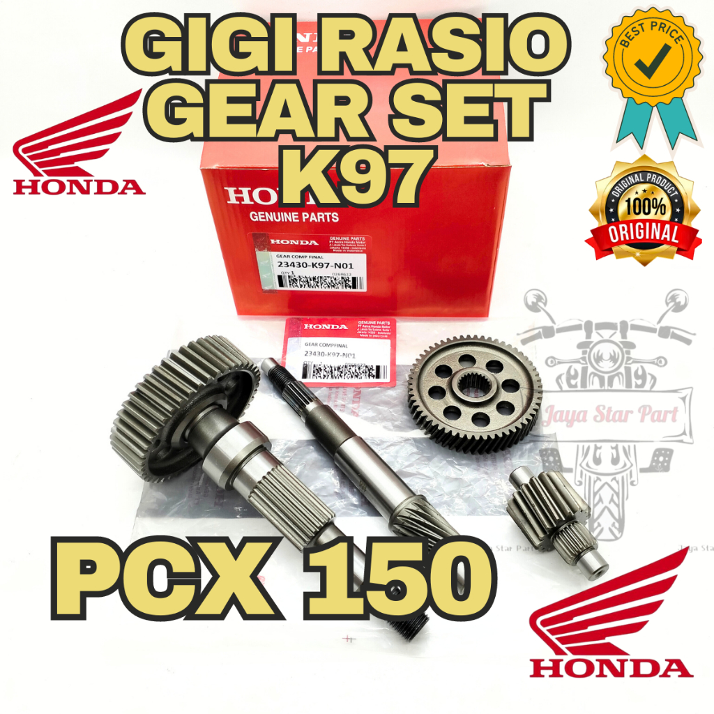 Jual ORI GIGI RASIO SET ASSY 4 PCS PCX 150 K97 GIGI SET BERKUALITAS ...