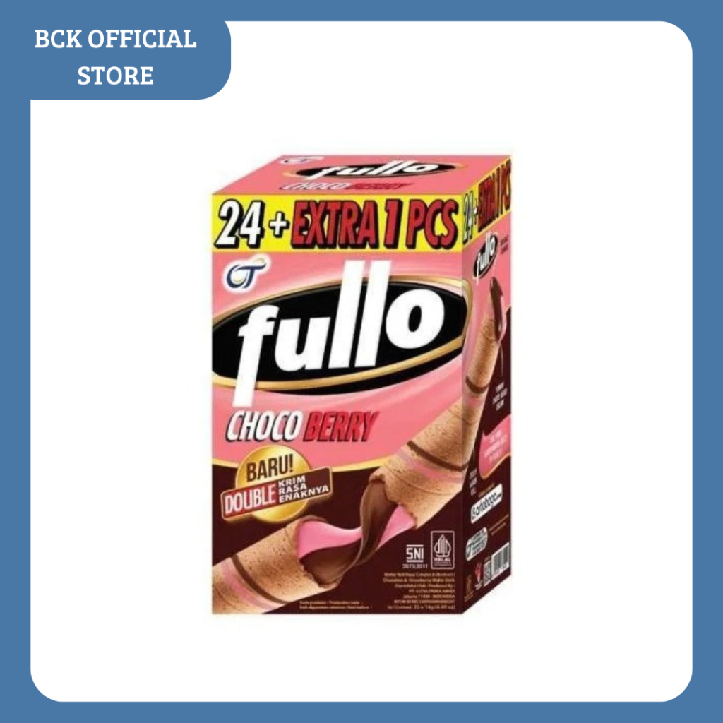 Jual Fullo Stick Wafer Rasa Choco Bery 24x7gr (Box) | Shopee Indonesia