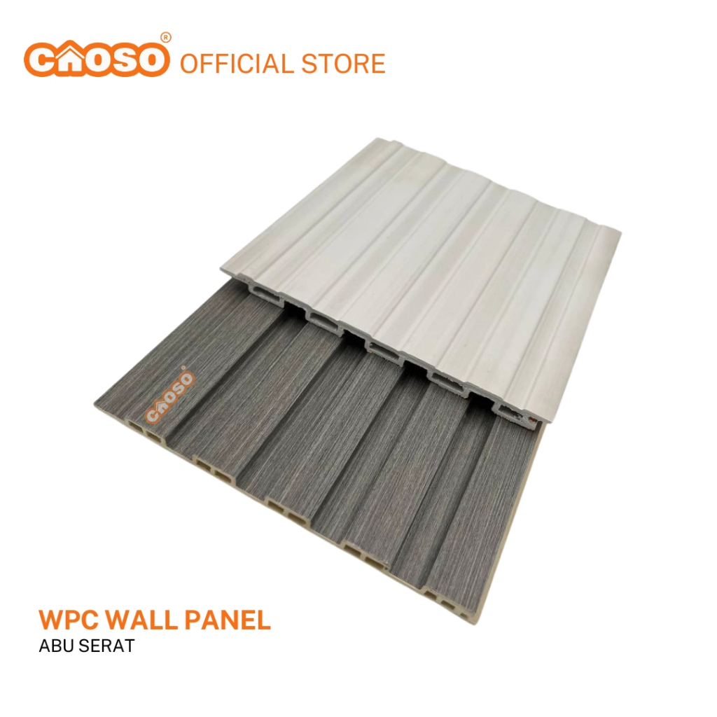 Jual WPC Wall Panel 3 Meter Warna Abu Serat | Wall Panel Wood panel 3M ...