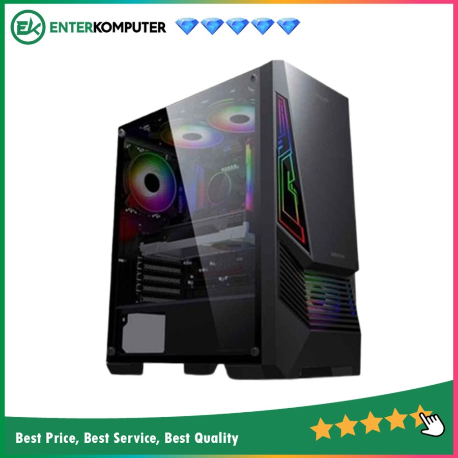 Jual Casing PC Powerlogic Armaggeddon Aero III (Tempered Glass ...