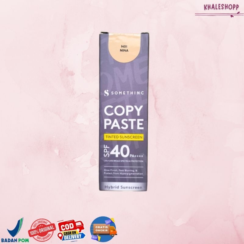 Jual SOMETHINC Copy Paste Tinted Sunscreen SPF 40 PA++++ - Skin Tint ...