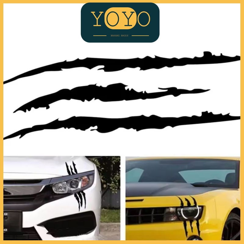 Jual Stiker Cakar Motor Mobil Sticker Monster Claws - Cutting Sticker ...