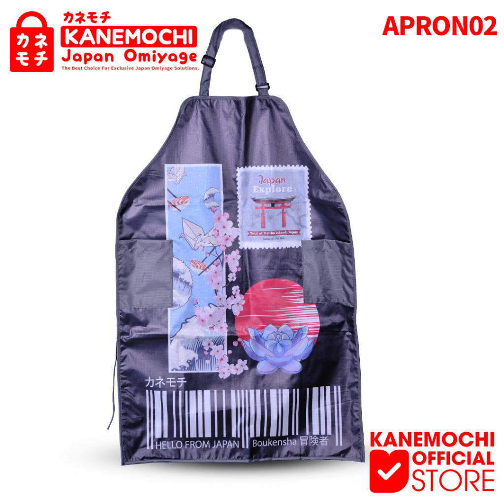 Jual Kanemochi Apron - Kanemochi Celemek Masak 86x60cm Exclusive Grade ...