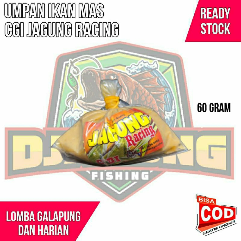 Jual Bisa Cod Umpan Pancing Ikan Mas Cgi Resing Jagung Cocok Untuk