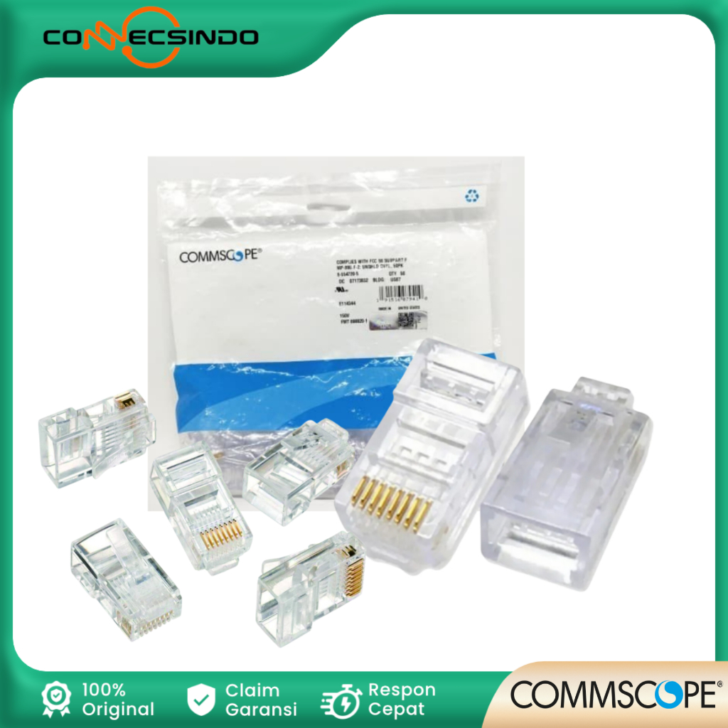 Jual Konektor LAN RJ45 COMMSCOPE Ecer | Shopee Indonesia