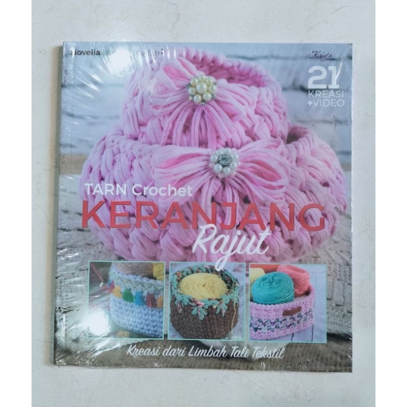 Jual [ORIGINAL] BUKU KREASI / SENI / TARN CROCHET KERANJANG RAJUT ...