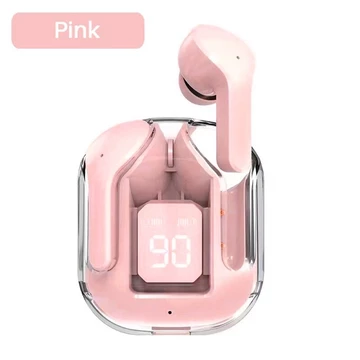 (HOKI) Headset Bluetooth TWS Air31 Wirelles LED Display Tranparan Hifi Sound