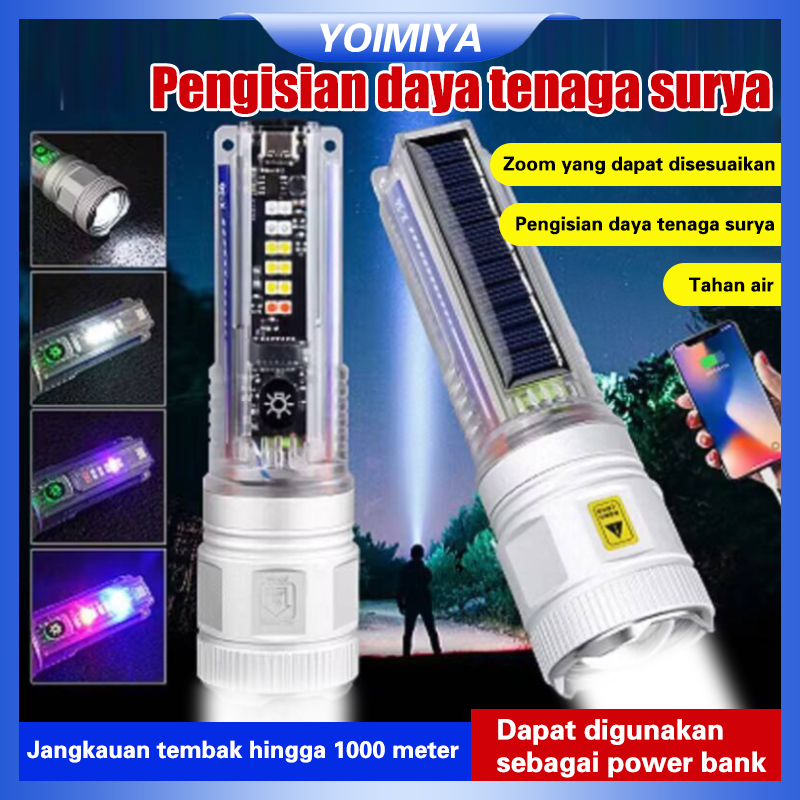 Jual 【 COD】Senter X36 LED Laser Zoom Out Panel Surya Transparan Isi ...