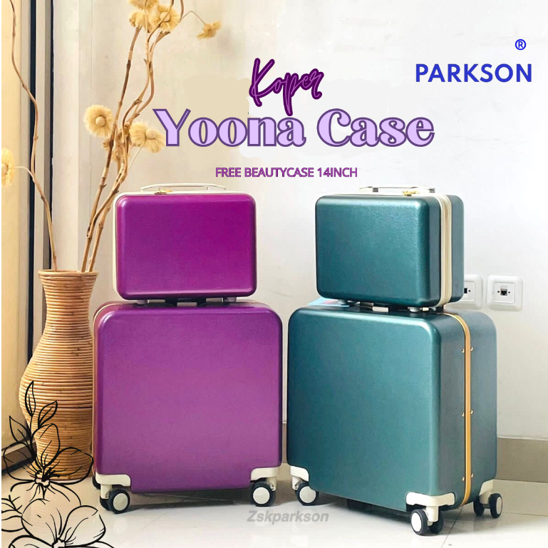 Jual [FREE BEAUTYCASE] Koper PARKSON Yoona Koper cabin size 18