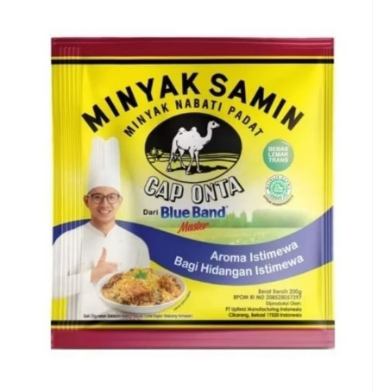 Jual Minyak Samin Cooking Oil Sachet 200gr Cap Onta Dari Blue Band ...