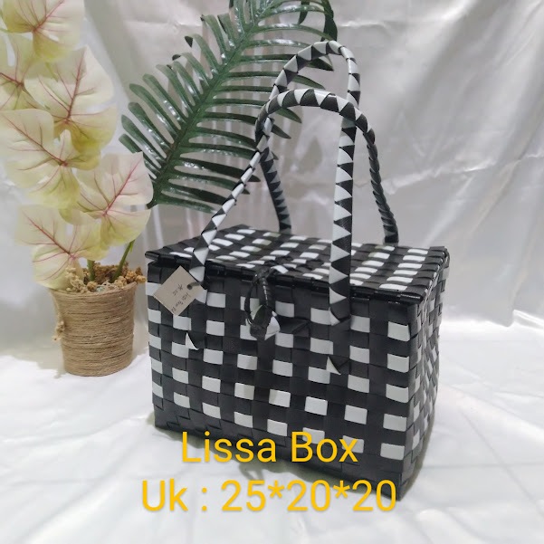 Jual TAS BOX Kotak Hampers Makanan Kotak nasi 20x20 / LISA BOX M, L ...