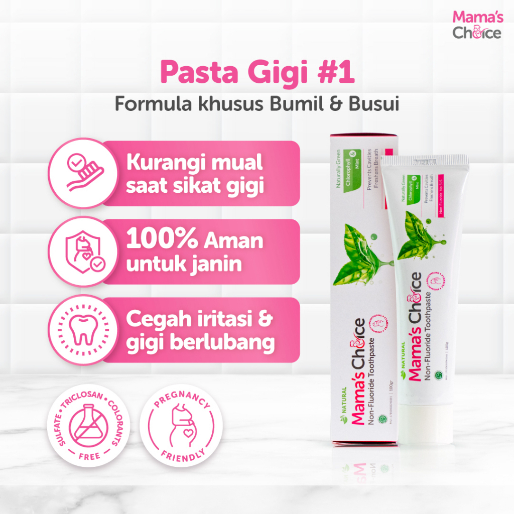 Jual Mama's Choice Toothpaste Non Flouride (Pasta Gigi Tanpa Fluoride ...