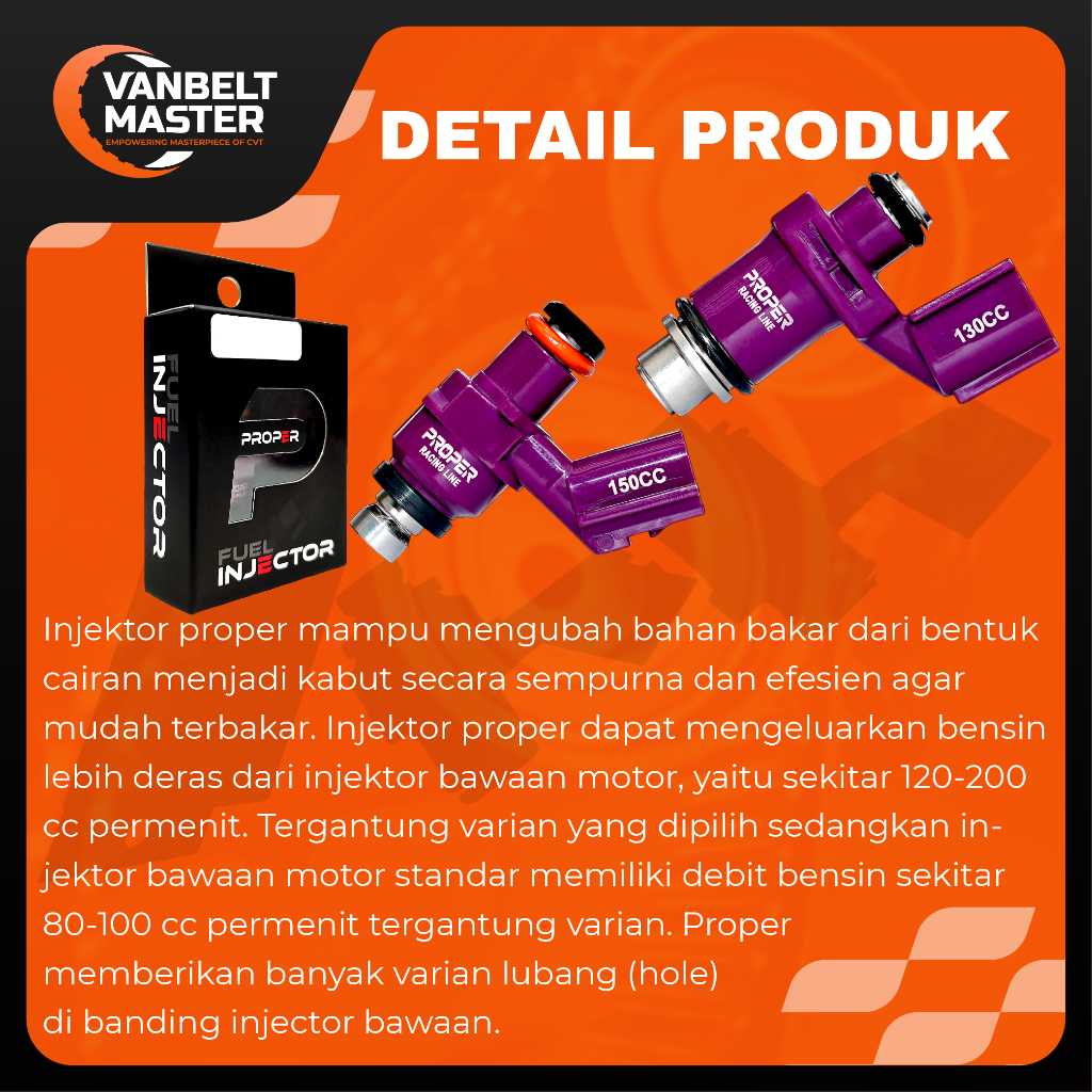 Jual Proper Racing Line Injektor Injector Honda Vario Beat Scoopy PCX ...