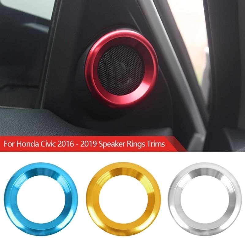 Jual Cover Ring Speaker Tweeter Honda Civic Turbo Sedan/HB 2016-2020 ...