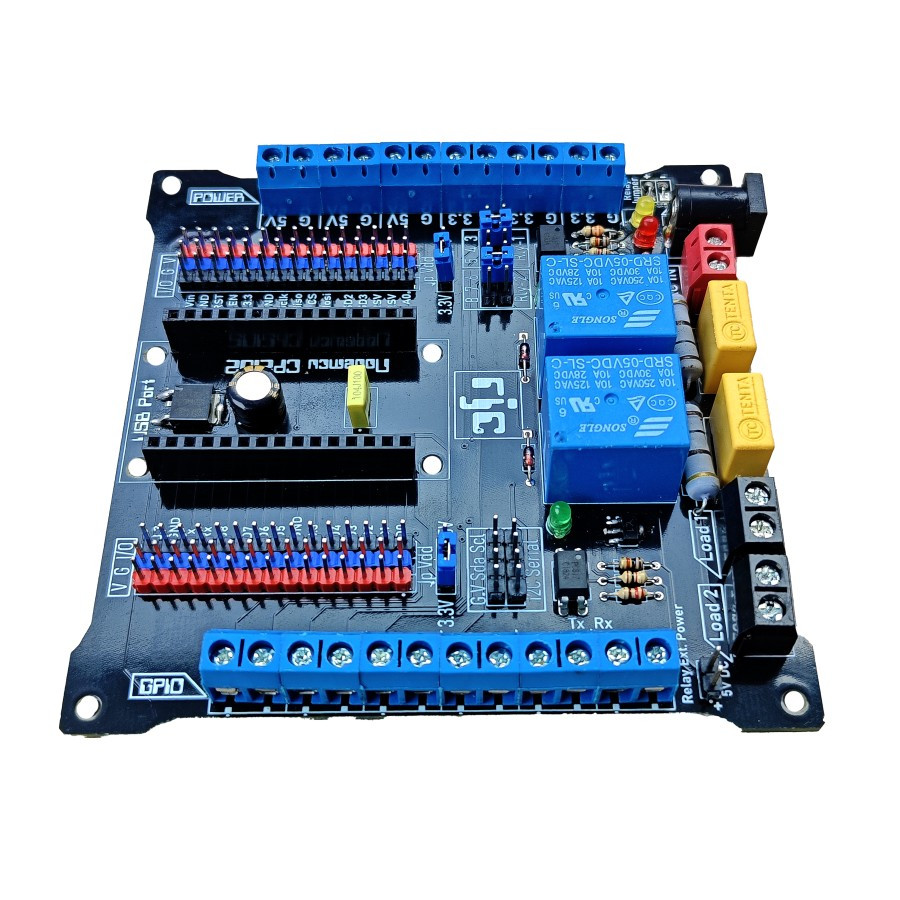 Jual Nodemcu 2ch Relay Shield ESP8266 Terminal Extension Baseboard Dev ...